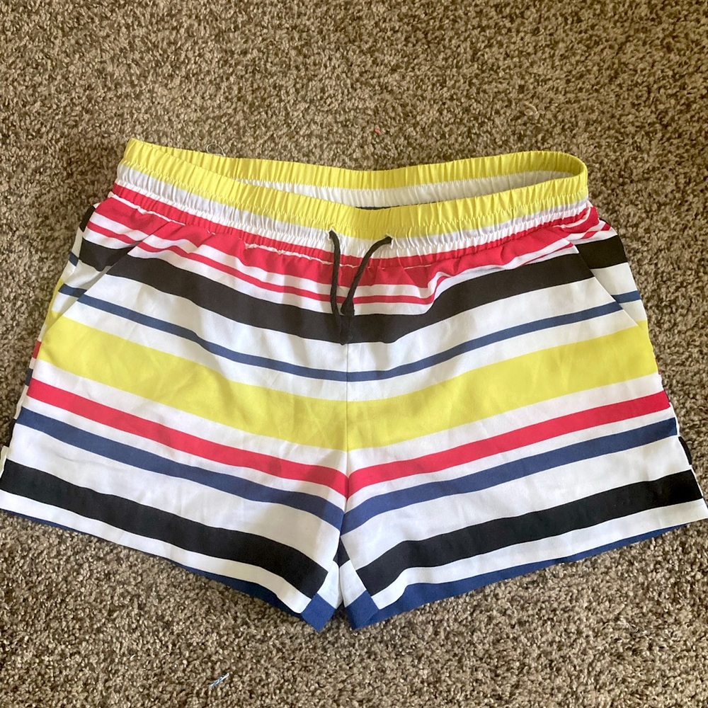 Kensie Multicolored Striped Shorts